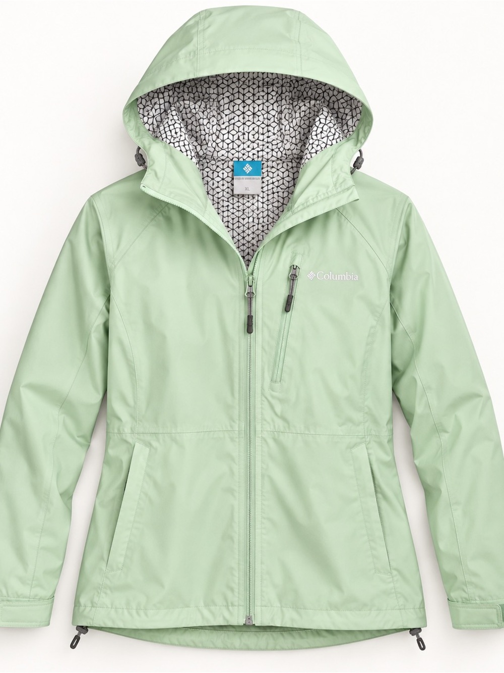 Columbia Hooded WOMEN’S AMPLI-DRY WATERPROOF RAIN JACKET Rain Jacket XL